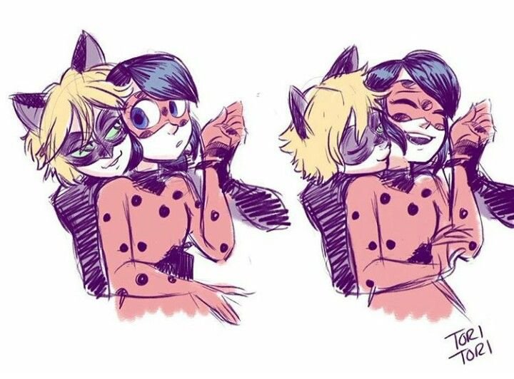 Кот Нуар и Маринетт 18