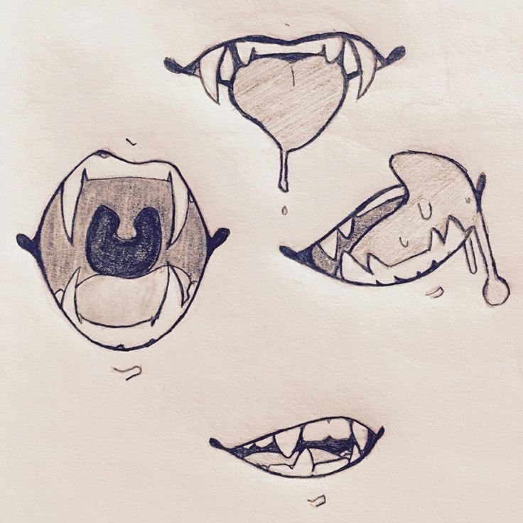 Рот для рисования