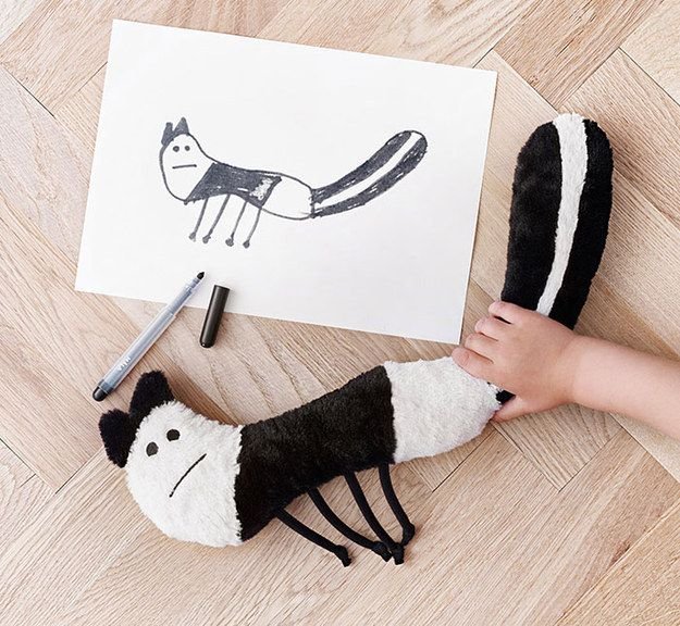 Игрушки по детским рисункам