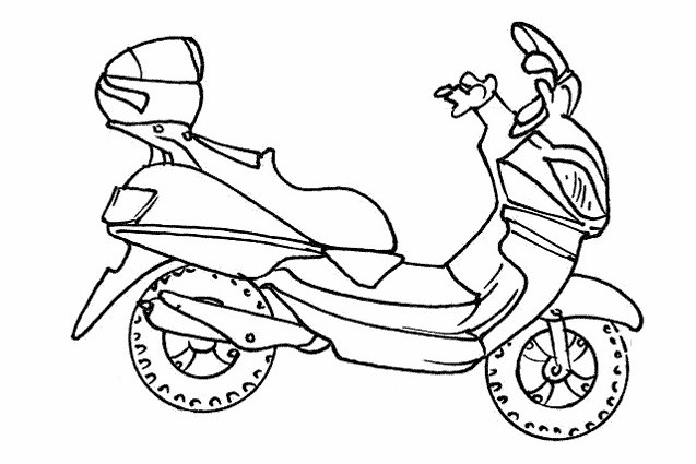 Honda Dio 35 рисунок