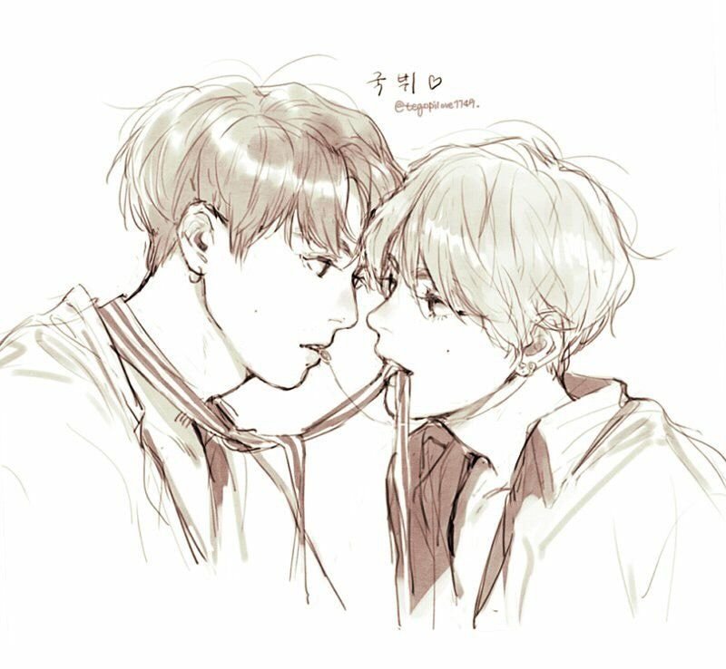 БТС Vkook Art 18 +