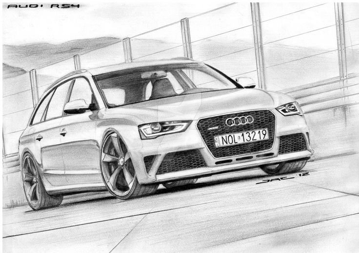 Audi rs4 draw