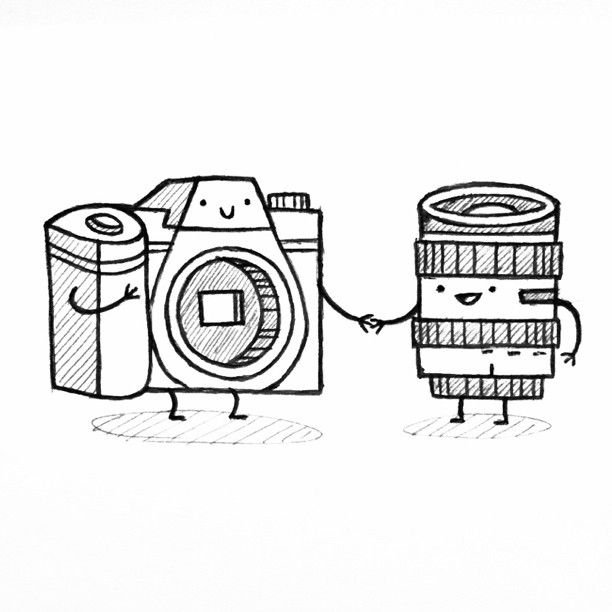 Фотоаппарат для срисовки