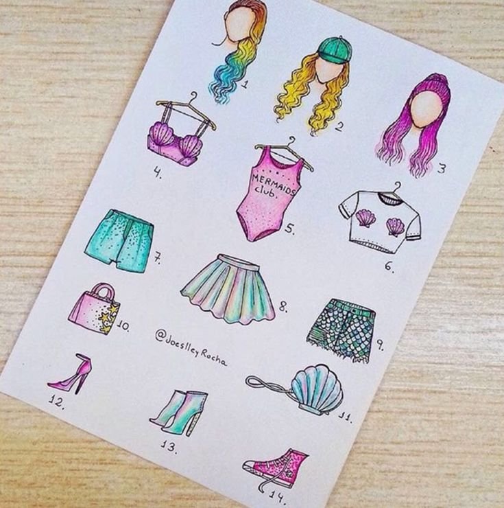 Идеи для рисунков лёгкие