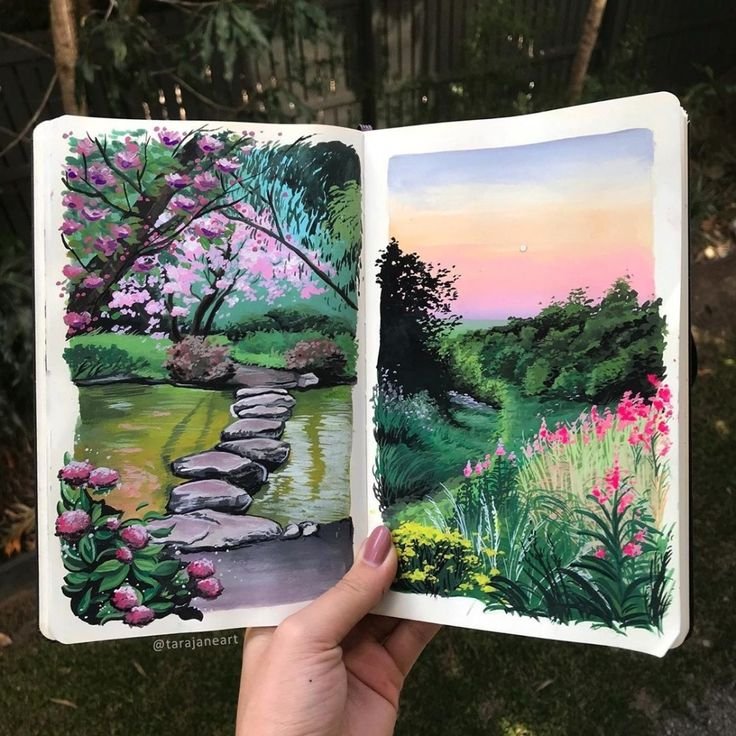 Пейзаж для рисования