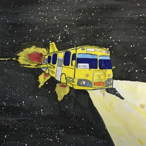 Транспорт будущего детские рисунки
