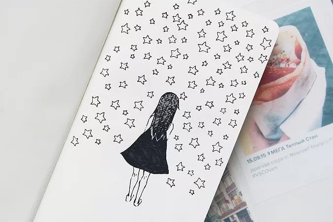 Красивые маленькие рисунки для скетчбука