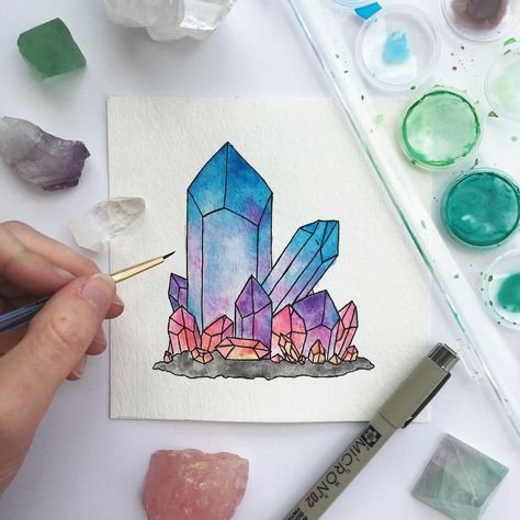 Рисование кристаллов
