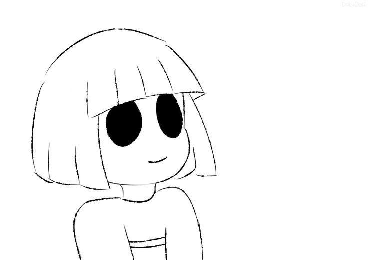 Фриск девушка Undertale