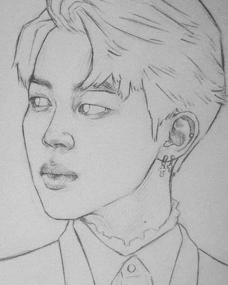 BTS карандашом Чимин
