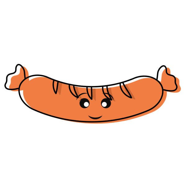 Рисунки для срисовки сосиска