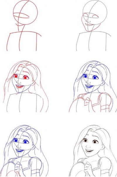 Красивые рисунки по этапно