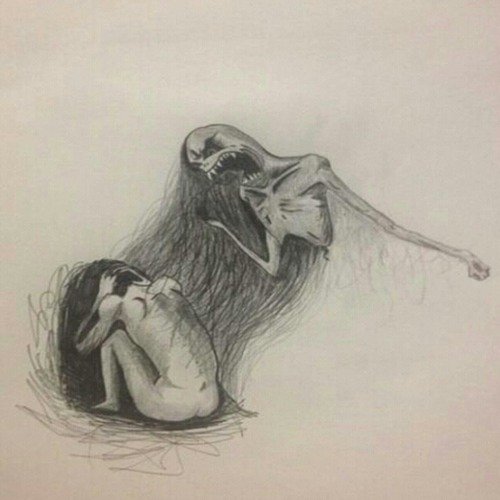 Депрессивные рисунки