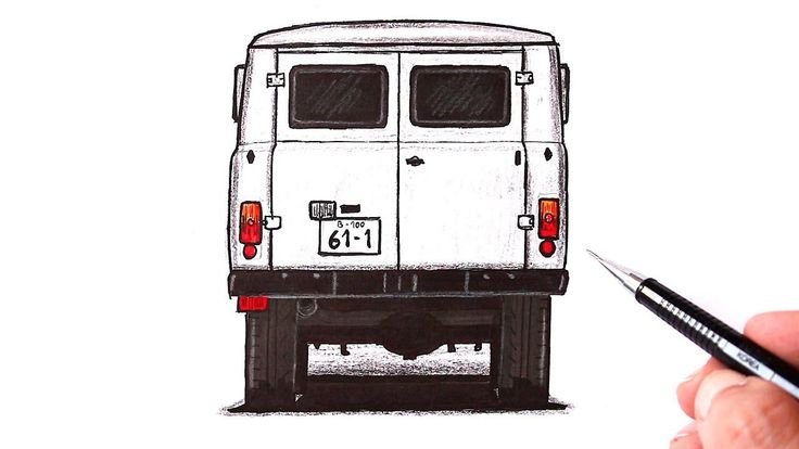 УАЗ 452 сзади
