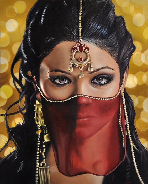 Арабская женщина в живописи