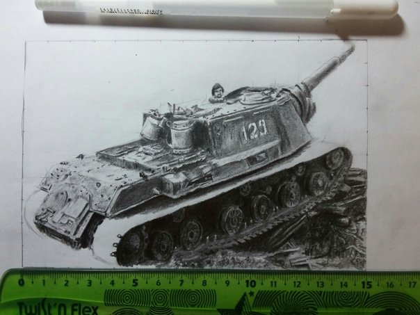 ИСУ 152 рисунок карандашом