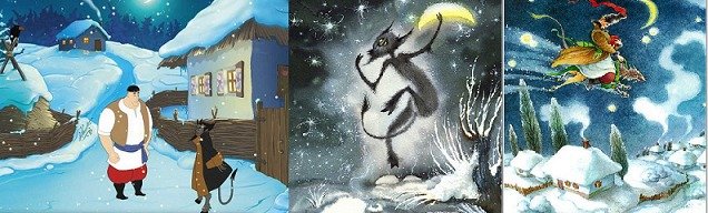 Ночь перед Рождеством Вакула рисунок