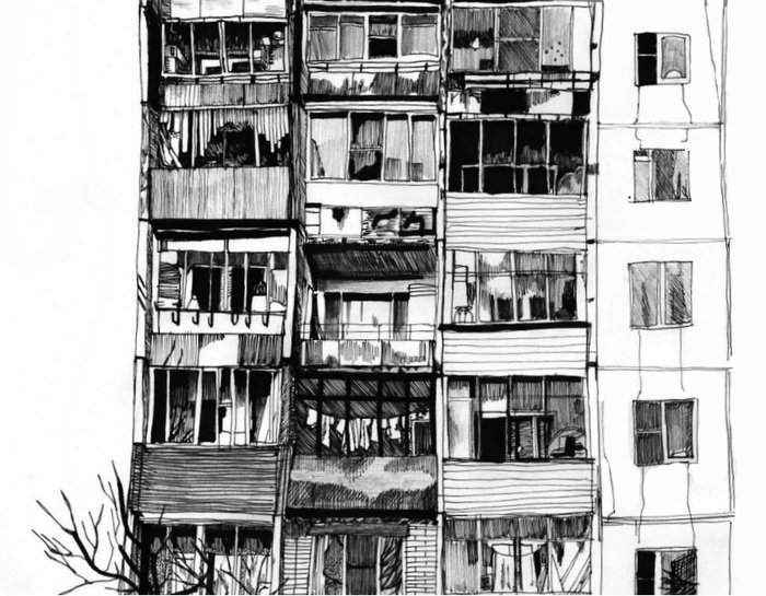 Скетч хрущевки
