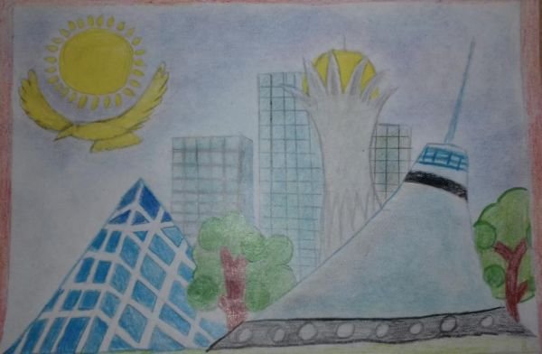 Рисунок ко Дню независимости