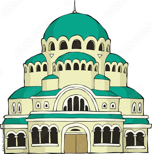 Византийский храм рисунок