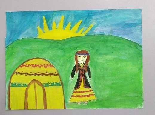 Рисунок на тему родной край Башкортостан