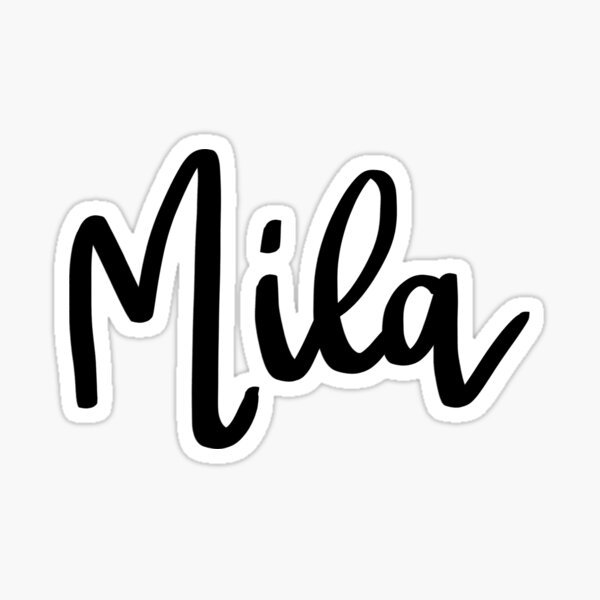 Стикер Мила