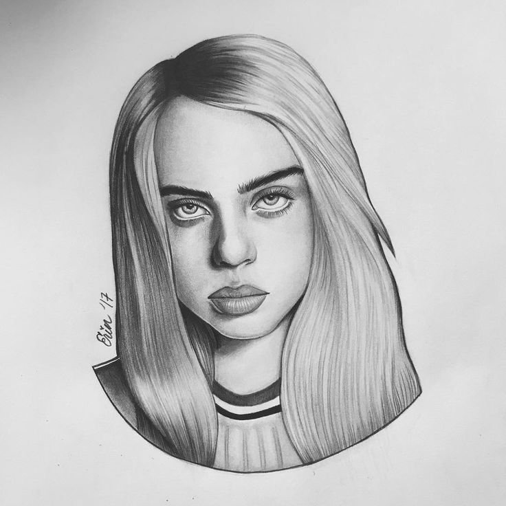 Билли Айлиш портрет