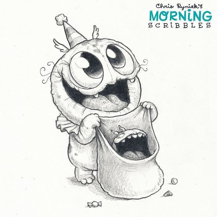 Chris Ryniak рисунки монстриков