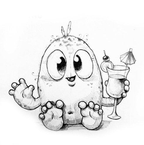 Morning Scribbles монстрики
