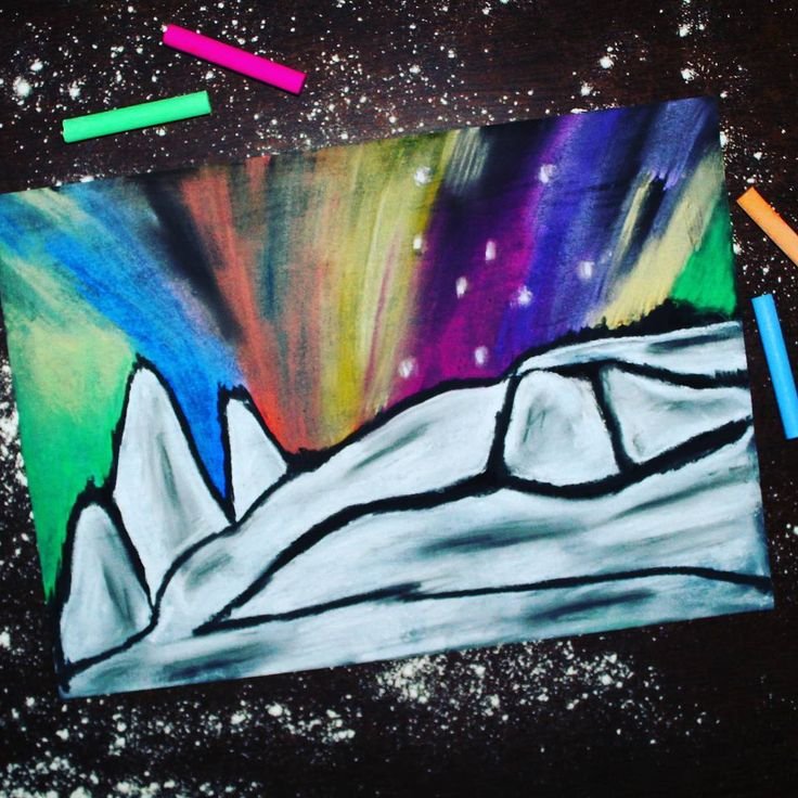 Северное сияние легко