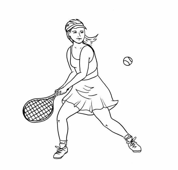 Спорт. Раскраска