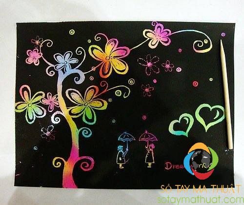 Блокнот для рисования палочкой