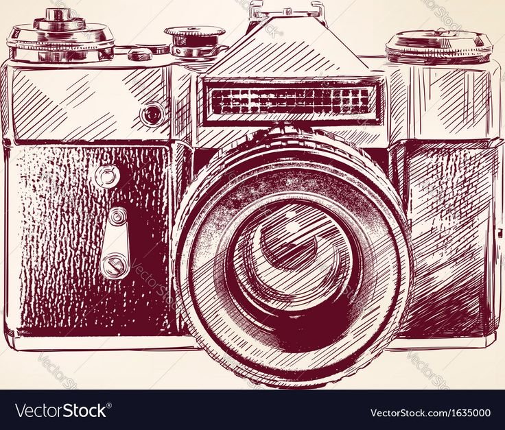 Фотоаппарат рисунок