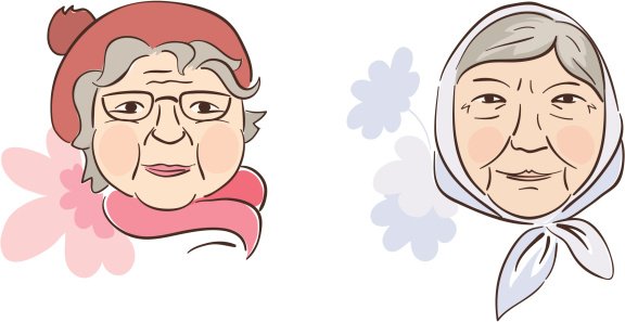 Портрет бабушки легкий