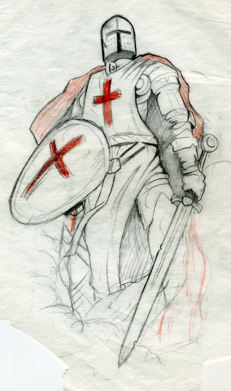 Рыцарь рисунок