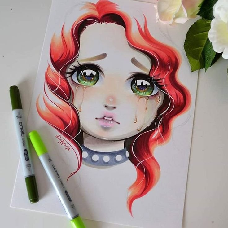 Красивые рисунки фломастерами