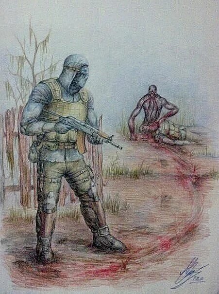 Сталкер наёмники арт