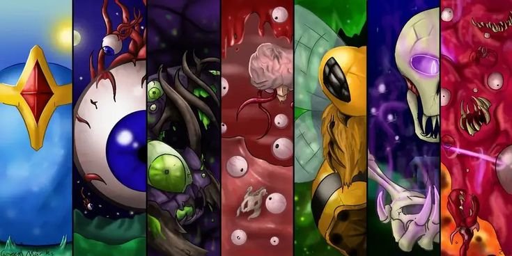Terraria арт боссы