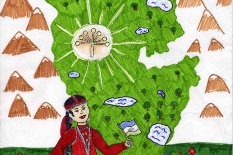 Рисунок моя Башкирия