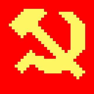Флаг советского Союза в майнкрафт