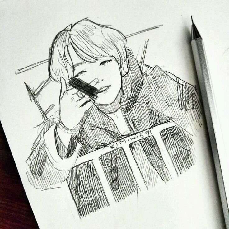 BTS Agust d скетчи