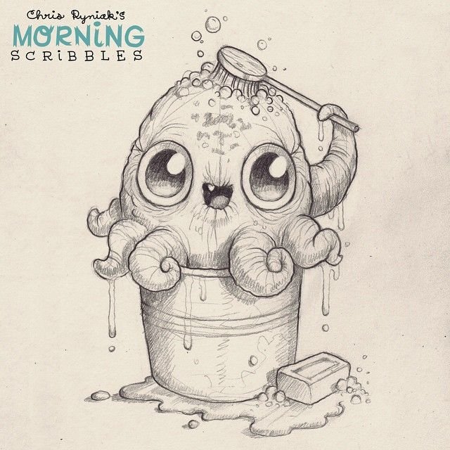 Chris Ryniak рисунки монстриков