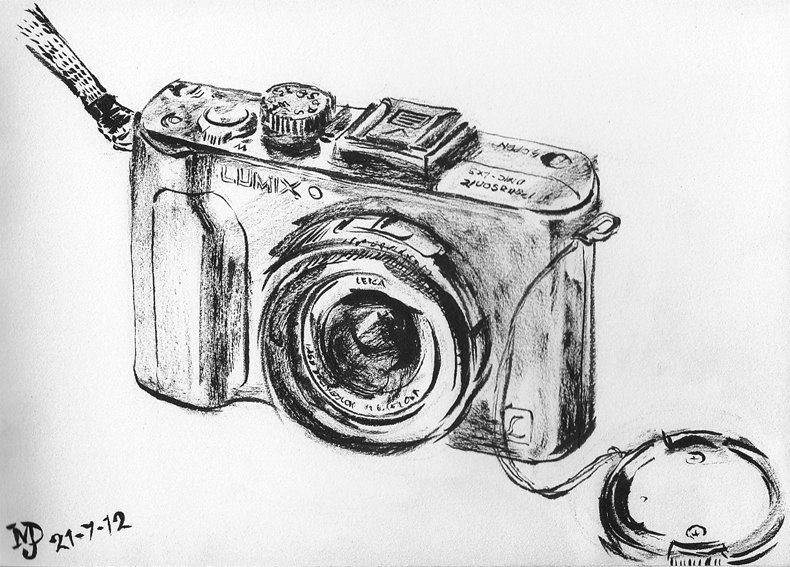 Фотоаппарат скетч