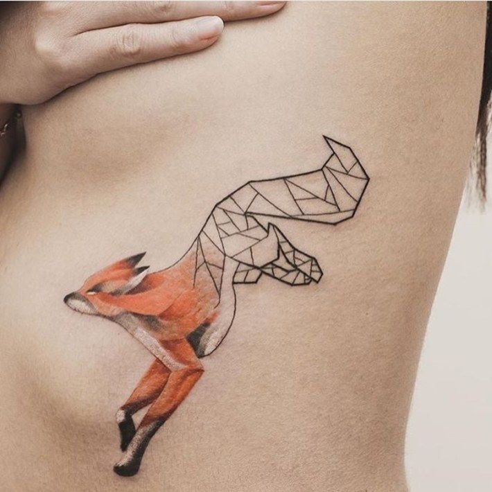 ,Лиса linework