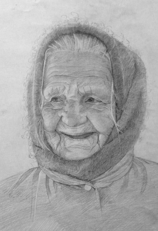 Бабушка рисунок