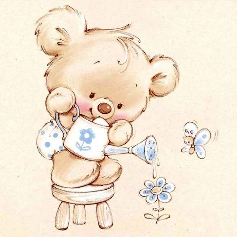 Иллюстрации Марины Федотовой мишки