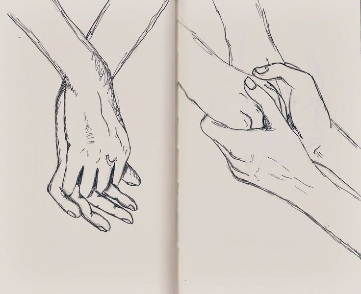 Рисунки для срисовки руки