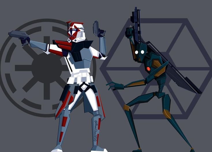 Star Wars дроиды коммандос