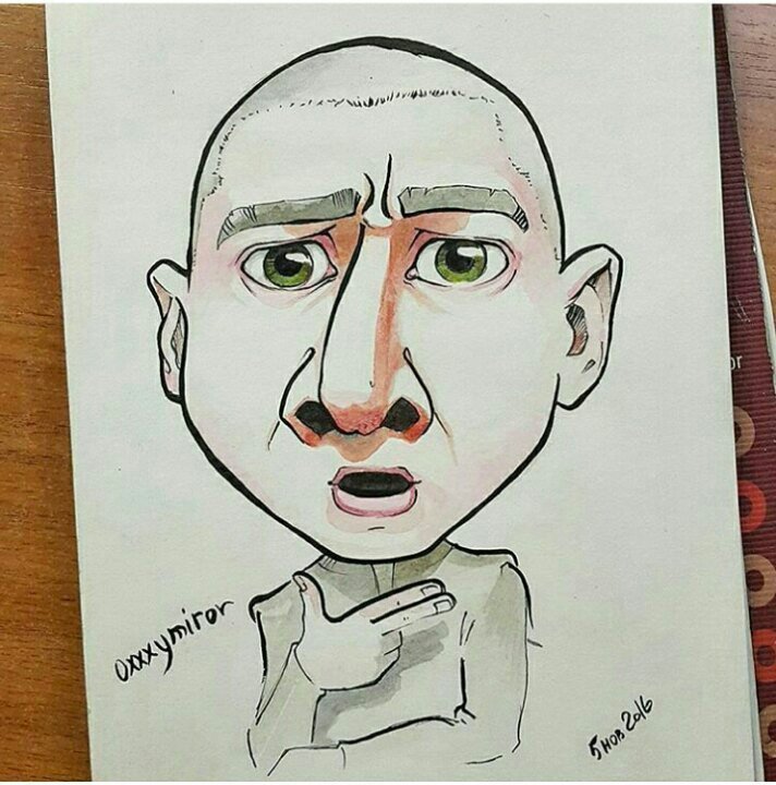 Оксимирон карикатура