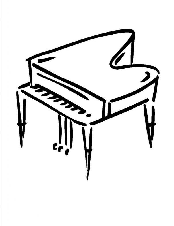 Фортепиано рисунок